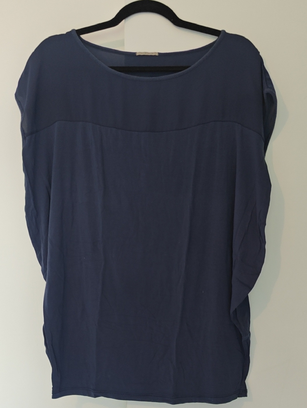 intimissimi Navy Blue Short-Sleeve Relaxed Tunic